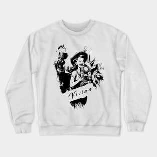 Capturing Life's Hidden Moments: The Street Photography of Vivian Maier Crewneck Sweatshirt